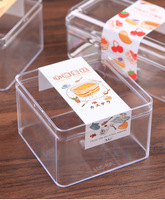 Boîte d'emballage pour tiramisu, boîtes en plastique pour gâteaux à la mousse aux fruits