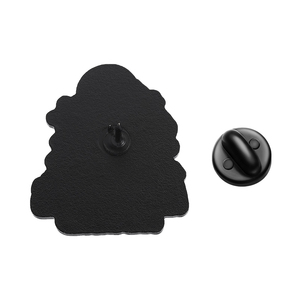 Totalement effrayé émail broches drôle Halloween crâne boire café broches revers Badge bijoux cadeaux en gros en vrac - Product Image 5