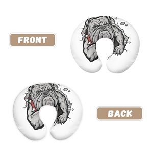 Süblimasyon özel logo baskı seyahat yastık takımı diğer fonksiyon kayma U şekli renkli boyun yastık - Product Image 4