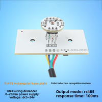 Capteur optique de haute précision Module de positionnement de marque de reconnaissance de couleur RS485 pour la correction de distinction de détection de couleur