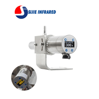 Sijie MARS-G-1508 Temassız IR Termometre 150~800C, IP65 OLED Ekranlı, Çelik Bakır Boru İşleme için %0,5 T Doğruluklu