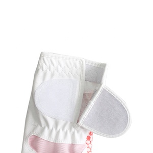 Meilleure vente blanc cabretta cuir doigt Complet chèvre imperméable PU gant de golf - Product Image 5