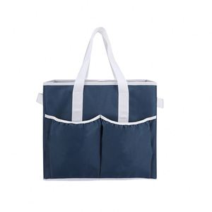 Bolsa de compras reutilizable plegable tipo caja de fábrica BSCI - Product Image 1