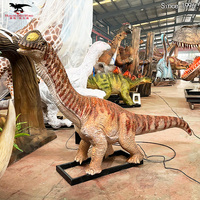 Modelo de Dinosaurio Animatrónico Realista, Robot de Simulación de Dinosaurio de Tamaño Pequeño, Parque Temático de Dinosaurios Personalizado