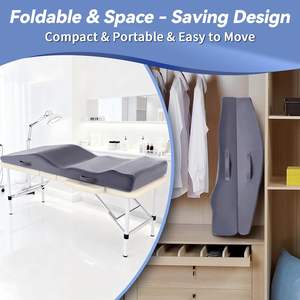 Matelas incurvé sur mesure pour lit <span class=keywords><strong>de</strong></span> cils, salon <span class=keywords><strong>de</strong></span> beauté, mousse à mémoire <span class=keywords><strong>de</strong></span> <span class=keywords><strong>forme</strong></span>, <span class=keywords><strong>surmatelas</strong></span> pour lit <span class=keywords><strong>de</strong></span> massage - Product Image 3