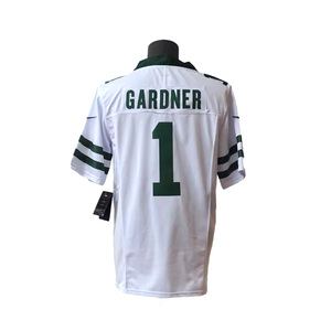 Camiseta de Fútbol Americano de los Jets con Bordado Promocional, 17 Garrett <span class=keywords><strong>Wilson</strong></span>, 8 Aaron Rodgers - Product Image 3