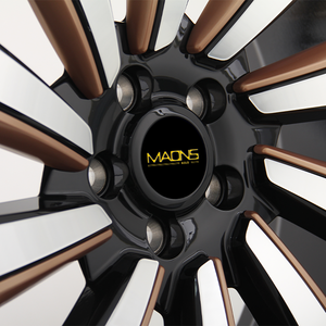 Venta al por mayor Wheelshome Maons 6061-T6 22/23 pulgadas negro cara mecanizada con bronce/bronce radios llantas de aleación forjadas para <span class=keywords><strong>Range</strong></span> <span class=keywords><strong>Rover</strong></span> - Product Image 4