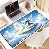 Tapis de souris de jeu carré en caoutchouc naturel personnalisé en gros 900x400mm pour usage bureautique imprimable vierge