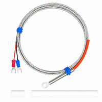Washer Type K Type Thermocouple High Temp 2 Wire WRNT Stainless Steel Probe for Machinery Surface Temperature Control