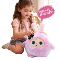 Jouet en peluche interactif intelligent pour enfants : Chat émotionnel avec application connectée et IA, compagnon de jeu doux et réaliste