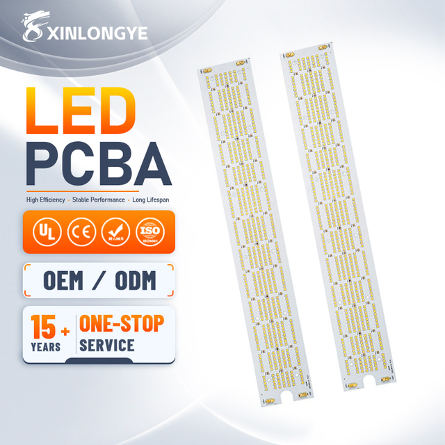 High Thermal Conductivity Aluminum LED PCBA Board Custom Metal Core IMS Circuit Manufacturing for Horticulture Grow Light