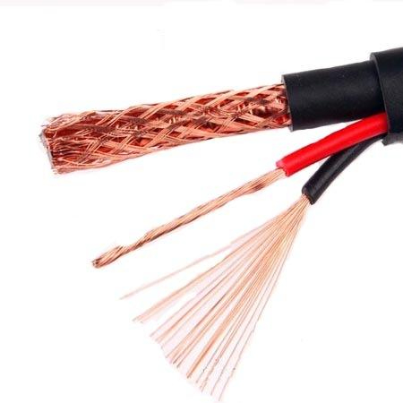 Siamese cable combination cable RG6/Rg59+Cat5/Cat6 lan cable for CCTV camera