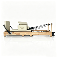 Appareil de Pilates Reformer en chêne massif à prix abordable – Machine de Pilates haut de gamme pour clubs de fitness et studios