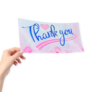 Private Label Custom Logo <b>Sheet</b> Thank You Paper Sticker - Product Image 3