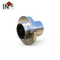 Roulement linéaire à bride carrée LMK 35-A en acier GCr15 avec butée pour machine CNC, précision P0/P6