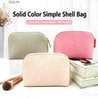Sac cosmétique en forme de coquille 2026, tendance, élégant, portable, organisateur de voyage étanche personnalisé à main