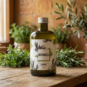 Extrait liquide non alcoolisé filtré BOTANICA-SANTOREGGIA aux feuilles savoureuses de thym méditerranéen pour cocktails professionnels - Product Image 2
