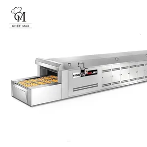 Chefmax 산업 직업적인 주문 굽기 빵집 빵 피자 음식 제공된 전기 가스 갱도 오븐 전기 가스 200-250 키로그램/시간