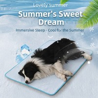 Nouveau Tapis Rafraîchissant pour Animaux de Compagnie, Léger et Imperméable, en Soie Glacée Respirante – Idéal pour l'Été – Vente en Gros