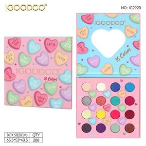 2025 Nuovo Colore Amore Modello 16 Colori Opaco Perline Impermeable Ombra Occhio Trucco Tavoletta - Product Image 3