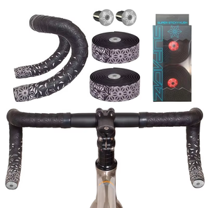 Ruban de guidon de vélo en PU en gros, antidérapant, absorbant les chocs, pour vélo de route, avec embouts, accessoires de cyclisme - Product Image 5