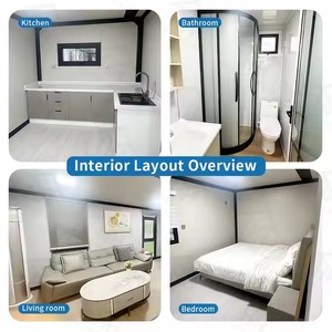 Prefab mô-đun sống <span class=keywords><strong>container</strong></span> van nhà thiết kế công nghiệp chi phí thấp nhà di động australia-sử dụng cửa hàng văn phòng khách sạn nhà vệ sinh bãi đậu xe - Product Image 3