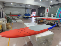 Planche de paddle de haute qualité, 8,5 kg, écologique, portable, polyvalente, à une seule aile, en mousse EPS, avec couche supérieure et inférieure en bambou renforcé