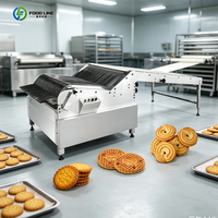 Machine à biscuits rotative commerciale, équipement automatique de façonnage de biscuits pour la production en série de snacks croustillants