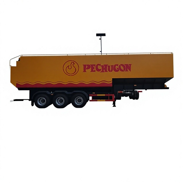 Factory Direct 25 Tons Iron Farm Chicken & Pig Feed Transport Tanker Trailer 8x4 Heavy Truck Bulk Feed Semi-Trailer Sale