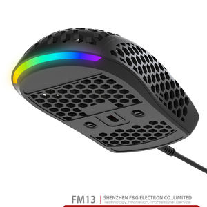 Mouse de jogo ultra leve, fonte direta de fábrica, favo de mel, rgb - Product Image 6
