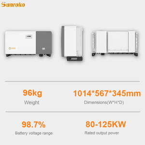 Solis tần số cao Power <span class=keywords><strong>Inverter</strong></span> DC để AC 80kw <span class=keywords><strong>100kva</strong></span> 100kw 120kw 120kva ba giai đoạn năng lượng mặt trời lưới Tie <span class=keywords><strong>Inverter</strong></span> - Product Image 2