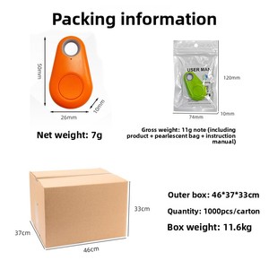 Localizador <span class=keywords><strong>GPS</strong></span> Mini <span class=keywords><strong>Pet</strong></span> Smart ABS Acessório Antiperda para Animais de Estimação, Cães, Gatos, Crianças, Carros, Carteiras e Chaves - Product Image 3