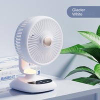 Ventilador oscilante de circulación de aire de sobremesa, de pared o de escritorio, con temporizador digital, pantalla táctil y motor sin escobillas de la marca Factory Anfuyou.