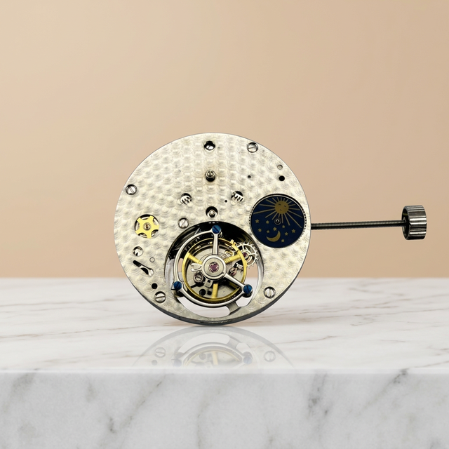 Top Quality Modify Mechanical Movement Coaxial Tourbillon Watch Movement 6610 Model