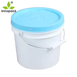 High quality factory direct plastic custom bucket, 10 litre storage pail, household packaging drum, excellent price