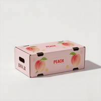 Boîtes à fruits et légumes auto-érectables écologiques, design gratuit, personnalisables, recyclables, en carton ondulé, pour l'expédition
