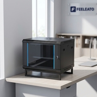 Armoire de serveur réseau 32U, support informatique 19 pouces, châssis de serveur 8 baies, équipement de centre de données