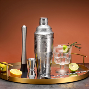 Ensemble de shaker à cocktails 2026, bar, mixologie, shaker à martini de 24 oz avec passoire, pilon, doseur, cuillère à mélanger, outils pour margarita - Product Image 6