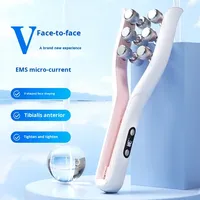 Rouleau facial manuel pour soins de beauté à domicile, masseur anti-rides, lifting du visage, rajeunissement de la peau, anti-âge, étanche 3