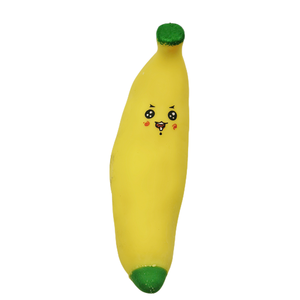 Jouet banane en TPR jaune mignon ZIMO, rembourré de farine simulée, pour enfants de 5 à 7 ans, réutilisable, à pétrir et à presser, anti-stress, 72g - Product Image 2