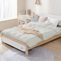 Only B2B Boori Meubles de chambre à coucher modernes en bois Cadre de lits doubles en bois massif pour enfants
