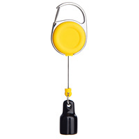 Laisse en PVC personnalisable avec logo premium, avec clips de ceinture, mousqueton rétractable en plastique, porte-badge rétractable, rétracteur de briquet