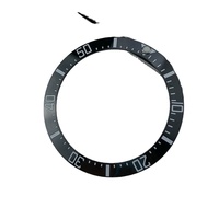 Insert de lunette en céramique SKX007 SMP au design Shiny Slope, pièces de montre Shiny Slope