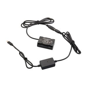 Type-C TO NP-W235 usbc ตัวเชื่อมแบตเตอรี่ DC แบบคู่คู่กับสายอะแดปเตอร์ไฟ AC สำหรับกล้อง <span class=keywords><strong>XT</strong></span>-4 <span class=keywords><strong>Fujifilm</strong></span> - Product Image 1