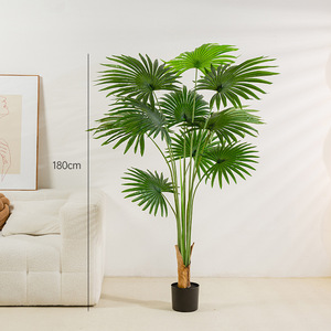 Planta Artificial de Alta Calidad, Vegetación Tropical de Plástico en Maceta, Decoración de Interiores para el Hogar, Palmeras Artificiales para Exteriores - Product Image 5