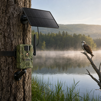 Caméra de chasse 4G solaire cellulaire 4MP vidéo 2K grand angle 120 degrés PIR résistante à l'eau