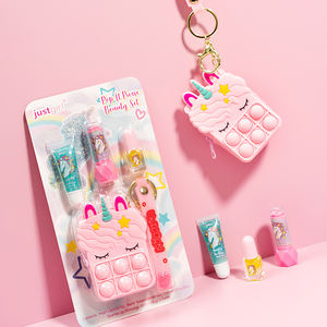 2023 petite <span class=keywords><strong>licorne</strong></span> maquillage Kit POP sac kit enfants maquillage cadeau ensembles enfants amical brillant à lèvres <span class=keywords><strong>baume</strong></span> à lèvres - Product Image 4