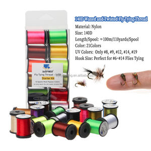 Fil de pêche torsadé ciré 140D en gros, ligne haute résistance pour la pêche à la mouche sèche, humide, nymphes, streamers, matériel de montage de mouches pour la pêche à la <span class=keywords><strong>truite</strong></span> - Product Image 2