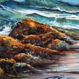 <strong>Pop</strong> Hotel Wall Decor Canvas Artwork Custom Picture 100% Pure Handmade Impressionist Seascape Scenery Oil <strong>Painting</strong> - Product Image 5