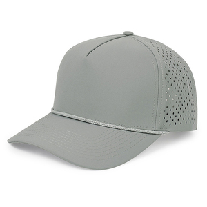 Gorra de Béisbol de 5 Paneles con Logotipo Personalizado Bordado de Alta Calidad, Gorra de Golf con Orificios Cortados con Láser, Secado Rápido y Protección Solar - Product Image 4